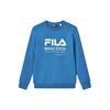 Fila X MAGIC STICK Collaboration Letter Logo Printed Crewneck Sweatshirt Men Sweatshirt East-Wind-Blue F11M240202F-BU