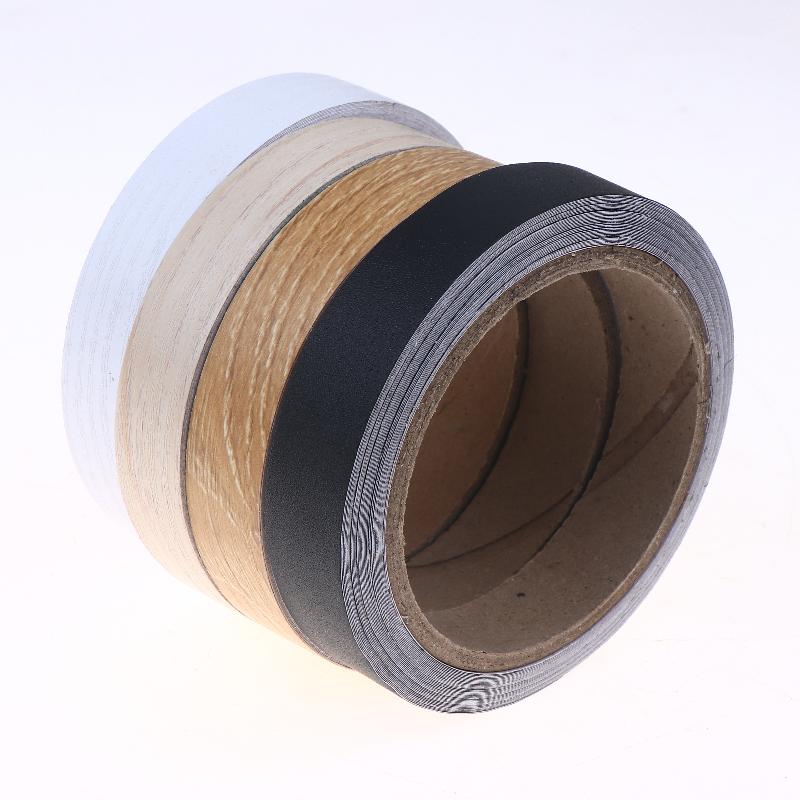 10M x 2cm Vorgeklebte Kantenband PVC Kantenband für Holz Küche Schrank Möbel Tisch Schreibtisch Plattenkantenband Kantenanleimer Glänzend