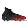 Adidas Tenisi Predator 20.3 FG J Black Active Red pentru copii Core-Black Cloud-White EF1930