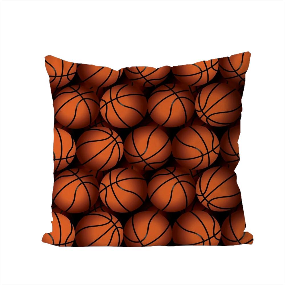 Basketball Pillow Case For Car Sofa Decorative Home Doublesided Print Plush Square Throw Pillow Cushion Cover