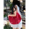 Summer bow knitted woven bag female 2026 new single shoulder shopping bag leisure vacati beach bag tote bag
