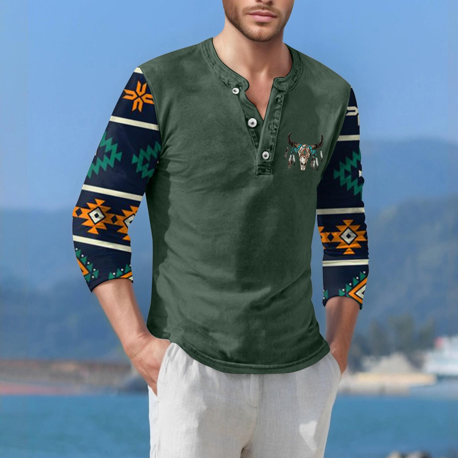 

Мужская футболка уличная повседневная мода с длинными рукавами S