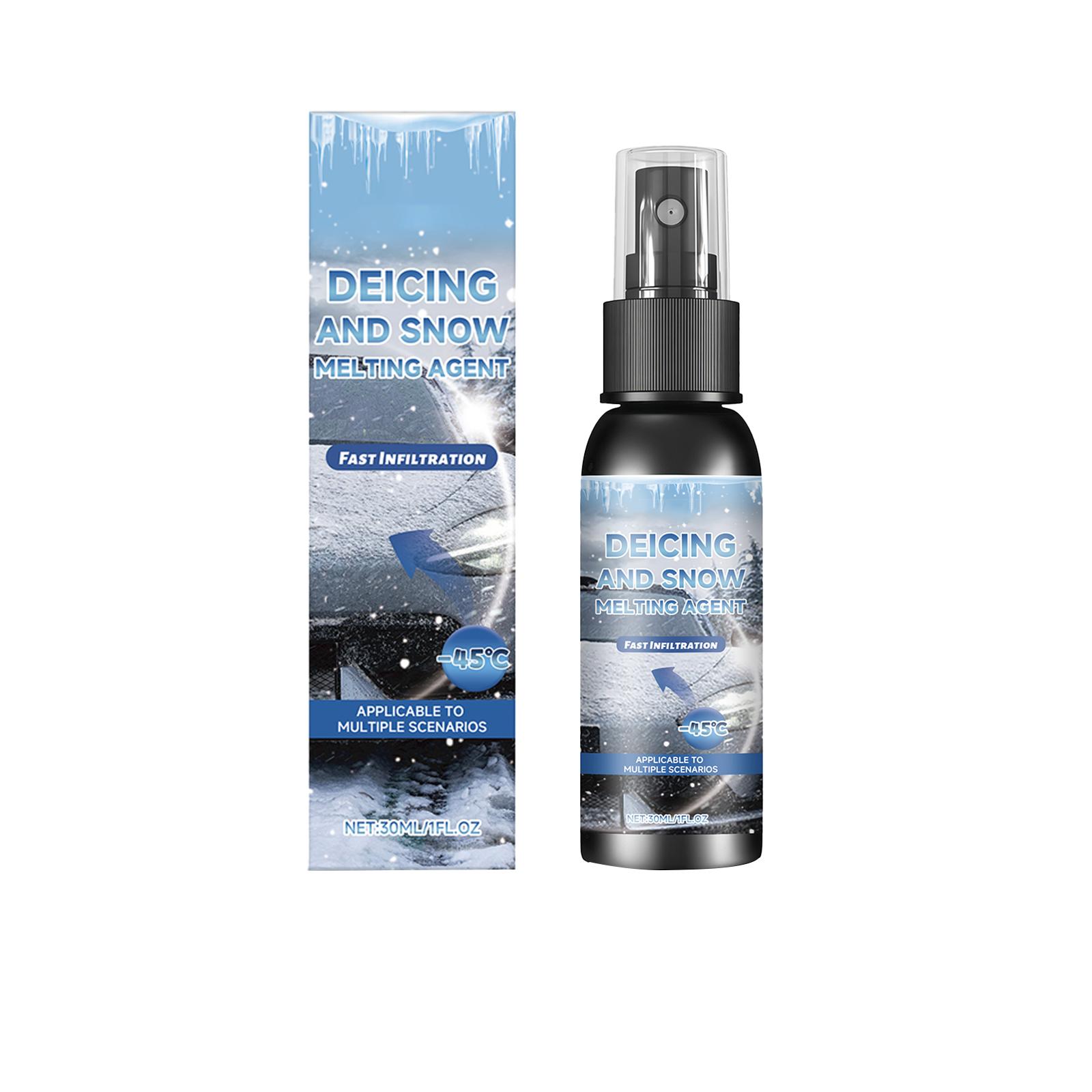 

Rear View Mirror Deicing Agent, Rear View Mirror Deicing Spray, Automobile Glass Antifreeze Spray, Rear View Mirror Defroster, 30ml One Size