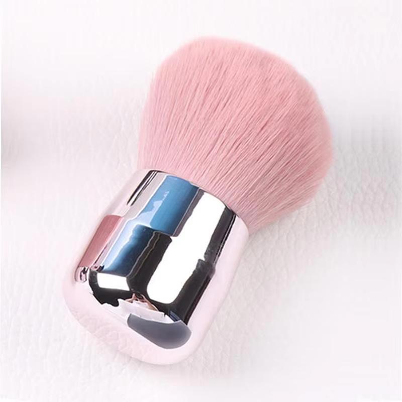 Custom Logo Hairbrush Professional Makeup Brushes Face Powder Brush Multifunctional Powder Single Fan Powder Make up Brush Tool