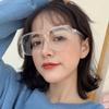 Blue Light Blocking Men Women Glasses Fashion Square Shape Big Size Glass in Trend Trendy Glasses Frame Women