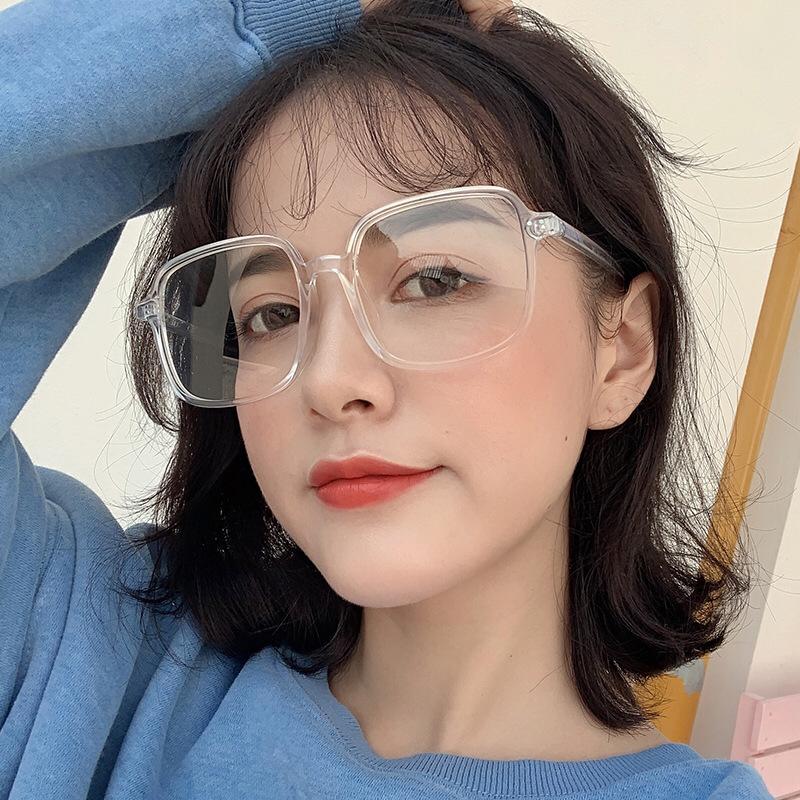 Blue Light Blocking Men Women Glasses Fashion Square Shape Big Size Glass in Trend Trendy Glasses Frame Women