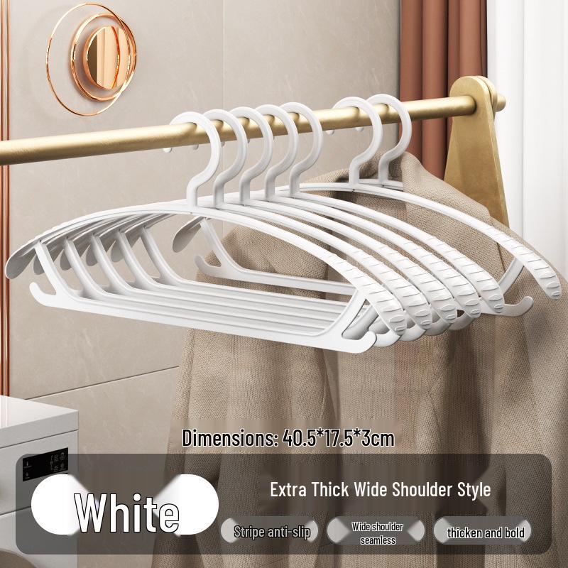 Rutschfester Breitschulter-Kleiderbügel mit spurloser Polsterung für Kleiderschrank und Trockenschutz