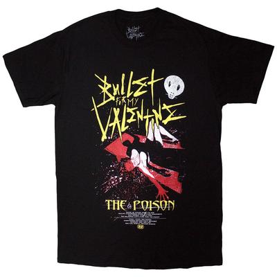 Bullet For My Valentine T-Shirt: The Poison Cover (Black) OFFICIAL NEW