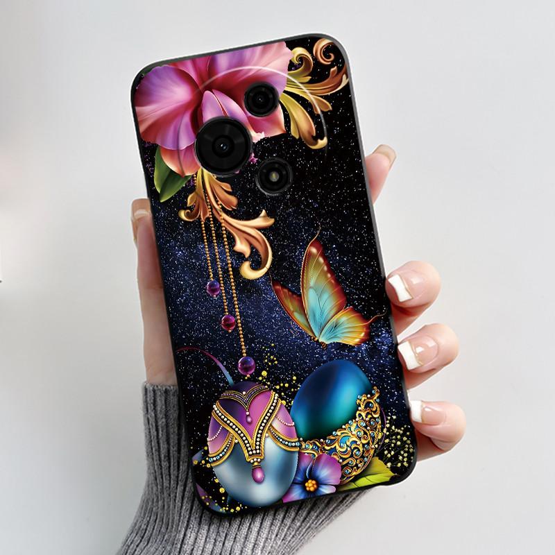 Casing For TCL 60 SE 605 / TCL 60 / TCL 60R 5G Phone Case Aesthetic Cute Cat Astronaut Soft Silicone Black Protective Back Cover