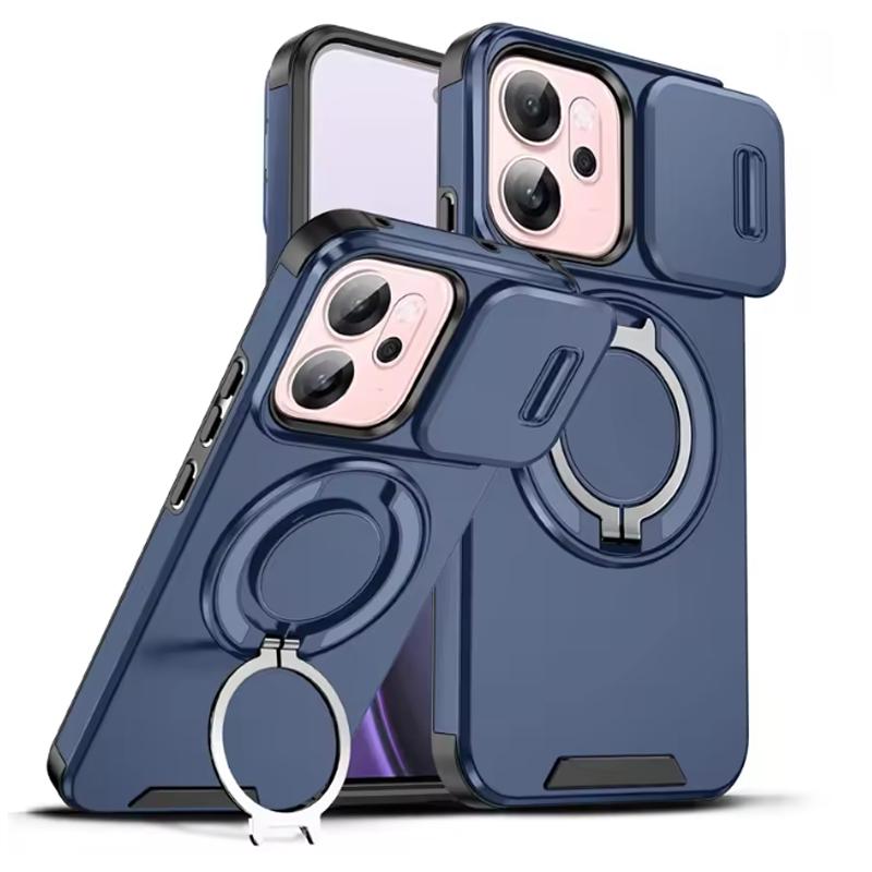 

Броня Фунда Для Oppo Reno 14 Pro 14F 5G Чехол Слайд Защита Объектива Камеры Чехол для Телефона Для Reno14 F 14pro Reno14F Чехол с Кольцом-Держателем OPPO Reno14