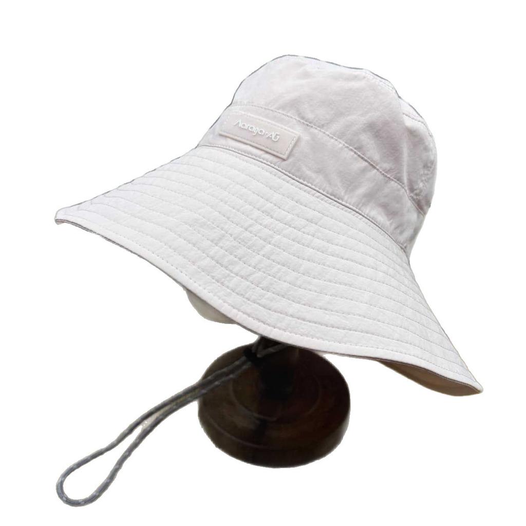 Outdoor Quick-drying Bucket Hat Men's and Women's Big Eaves Windproof Rope Mountaineering Anti-ultraviolet Sunshade Sunscreen Basin Hat Foldable