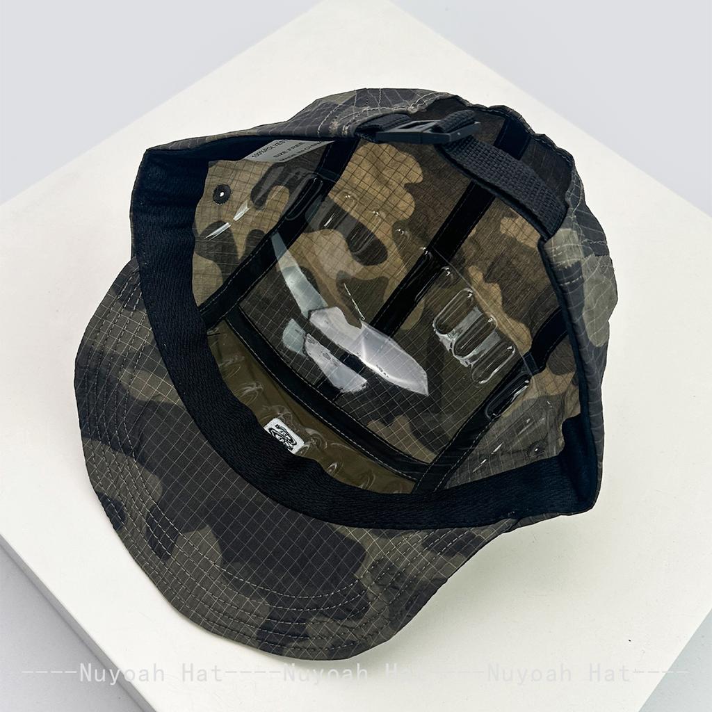 And Women Camo Fast Drying Letter Print Embroidery Baseball Caps Sun Protection Color Contrast Air Permeable Personalized Peaked Hats All-Match Ins