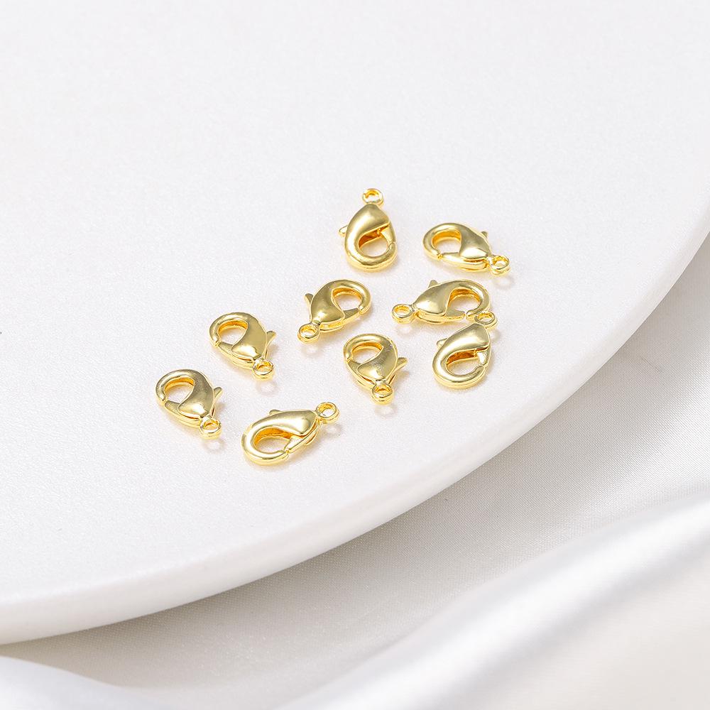 14K Gold erhaltender Karabinerverschluss für 18K Gold gefüllte Armbänder & Halsketten - DIY Schmuckzubehör