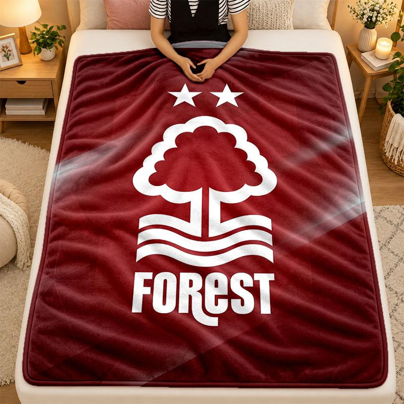 Flannel BlanketNottingham Forest Warm Soft Throw Blanket for Indoor Sofa Bed Living Room Use