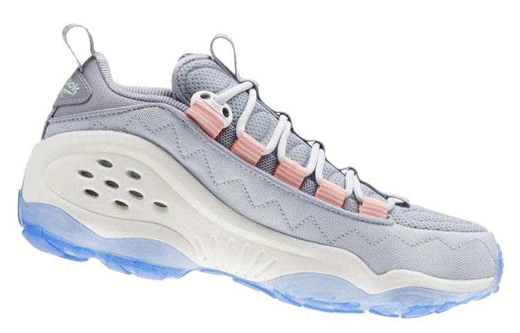 Reebok Dmx Run 10 Non Slip Wear Resistant Sports Gray Blue Women's CN5386
