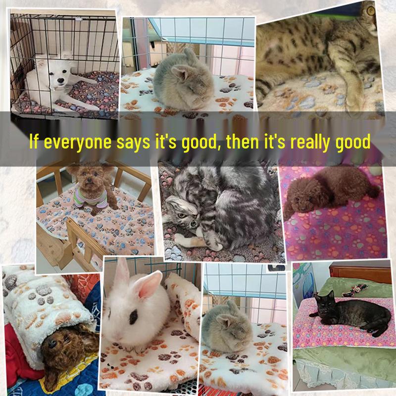 Winter Warm Pet Bed: Dog & Cat Sleeping Mat Blanket