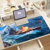 Game World Of Wwarships Mouse Pad Anti Slip Rubber Edge Locked Thickened Laptop Gaming Desk Mat