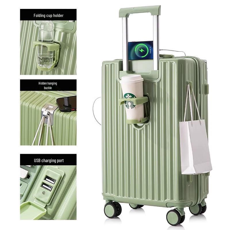 Lidu Multi-functional Spinner Carry-On Luggage