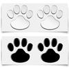 2pcs 3D Footprint Car Stickers Animal Dog Bear Paw Cute Foot Prints Decal Automobile Body Styling Decoration Sticker