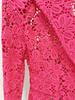 Available 2025: Stylish European & American Celebrity Slim Lace Pantsuit Set