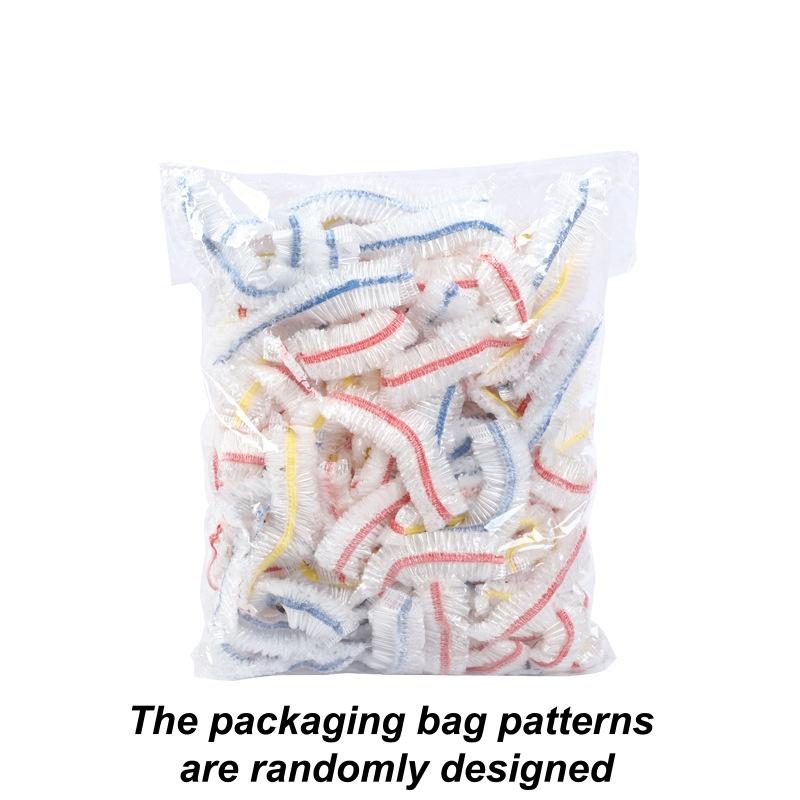 Disposable Elastic Food Covers 500Pcs Colorful Plastic Fresh Keeping Lids for Home Kitchen Leftovers Storage