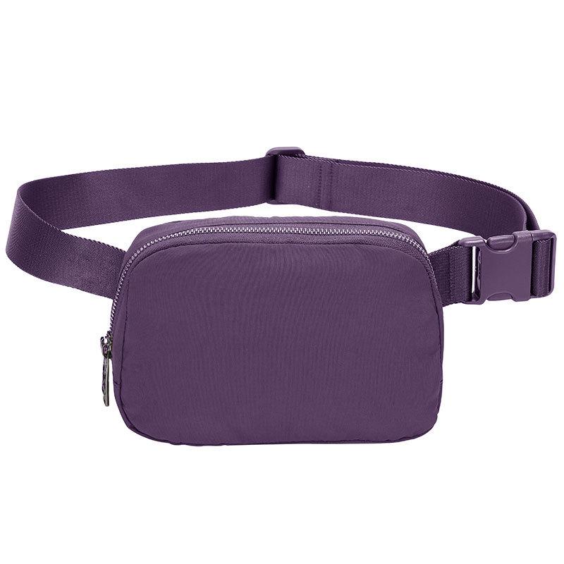 

Water-Resistant Nylon Fanny Pack: Unisex Chest Bag for Running & Mobile Phone Storage Below 20L