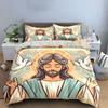 Jesus, doves, and halos. Bedding sets Duvet cover sets Duvet covers Pillowcases(1 * Duvet Cover 2 * Pillowcases, without duvet insert)