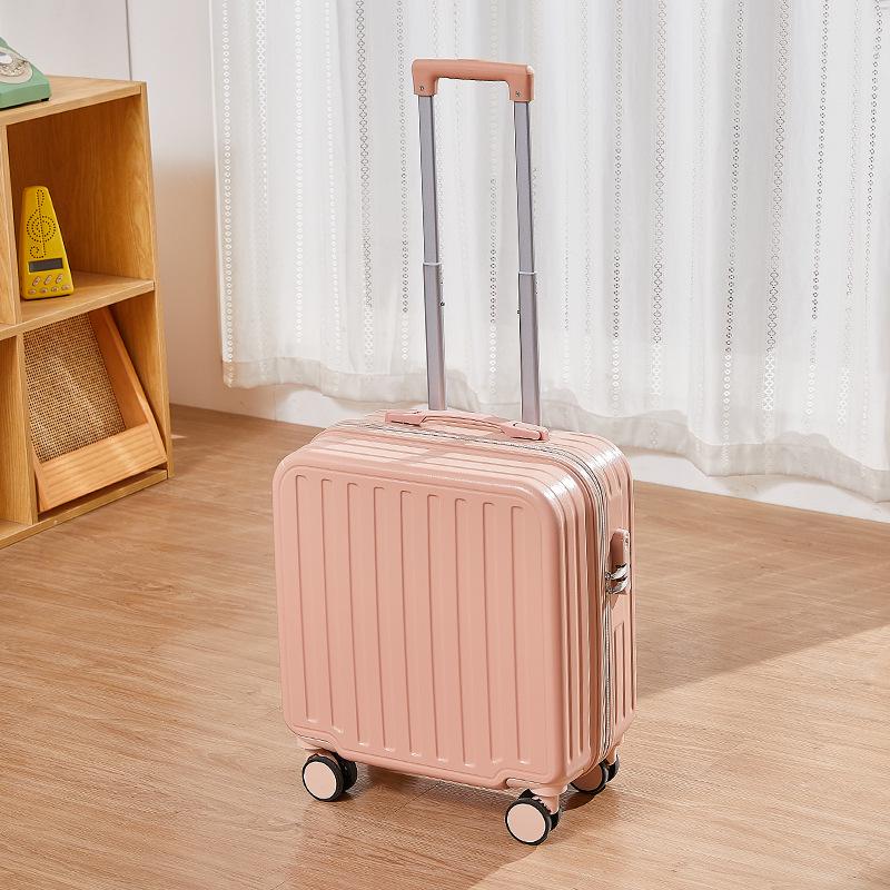 18-inch Lightweight Women's Carry-On Luggage with Combination Lock