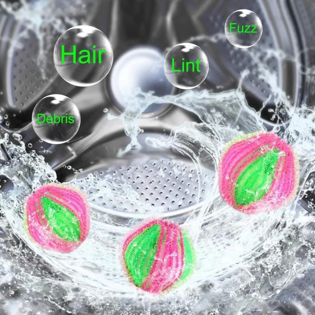 Washing Capsules Can Be Reused Products Fabric Softener Fluffy Cleaning Ball Laundry Downy Hair Removal Device Household. Home