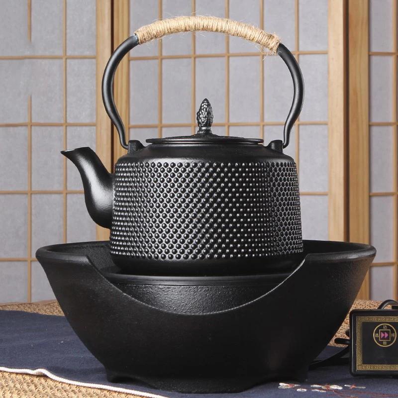 Cast Iron Water Kettle Kitchen Large Capacity Kettle Rapid Boiling Tea Kettle Induction Cooker Gas Stove Universal Water Kettles