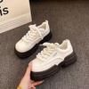 Platform Sneakers Womens Fashion Versatile White Shoes  Spring New Platform Heightening Casual Shoes  Para Mujeres
