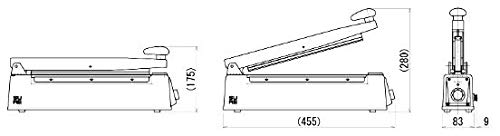 Tabletop Sealer Standard Type White NL-303J