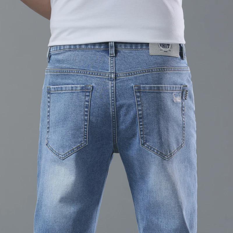 Pánské úzké rovné džíny v korejském stylu - Model 8801
