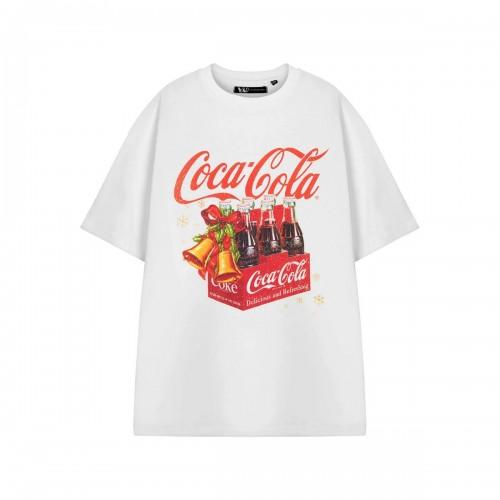 Coca-Cola Womens/Ladies Christmas T-Shirt (Pack of 6)