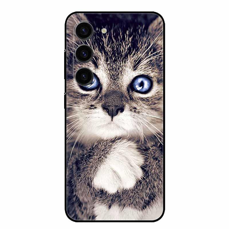 For Samsung Galaxy A56 5G Case Cute Cartoon Soft TPU Silicone Cover for Galaxy A26 / A36 / A 56 Phone Cases A 26 36 Black Coques
