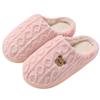 Cozy Cotton Anti-Slip Slippers for Men & Women - Warm Indoor Footwear for Autumn/Winter