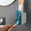 Automatic Toothpaste Squeezer Transparent Wall Mount Toothpaste Dispenser Waterproof Toothpaste Holder Rack Bathroom Accessories