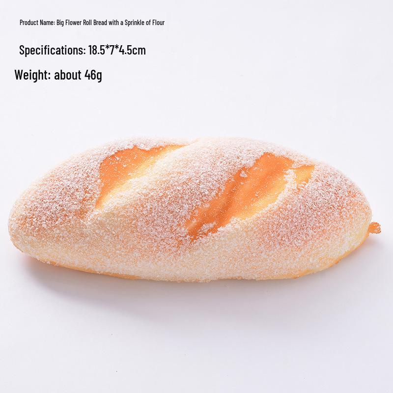 PU Slow Rebound Bread Squeeze Toy - Soft Fragrant Fake Cake for Decompression and Photography Props
