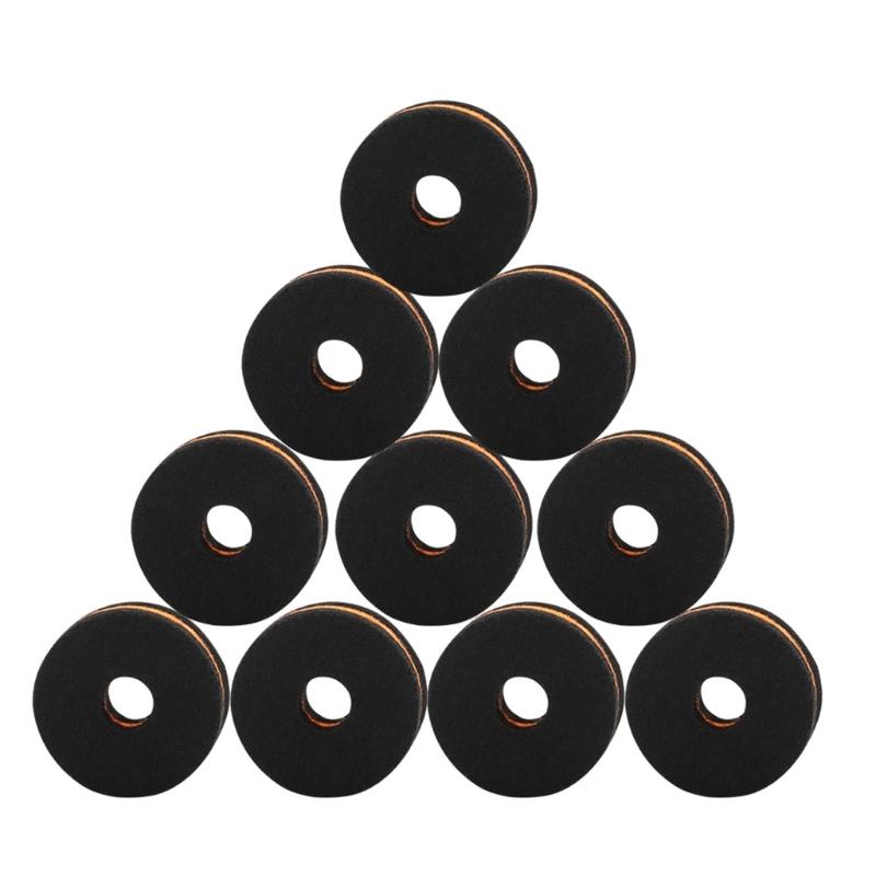 10 Pcs Cymbal Felt Pads Round Cymbal Stand Felt Washers Non Slip Felt Pads 1