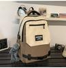 School bag new school bag men's Korean version ins trendy tooling style large capacity middle and high school students multi-compartment casual