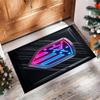 Atletico Madrid Printed Flannel Area Rug Non Slip Soft Polyester Floor Carpet Indoor Decor Mat for Bedroom Living Room Sofa Game Room Home Decoration