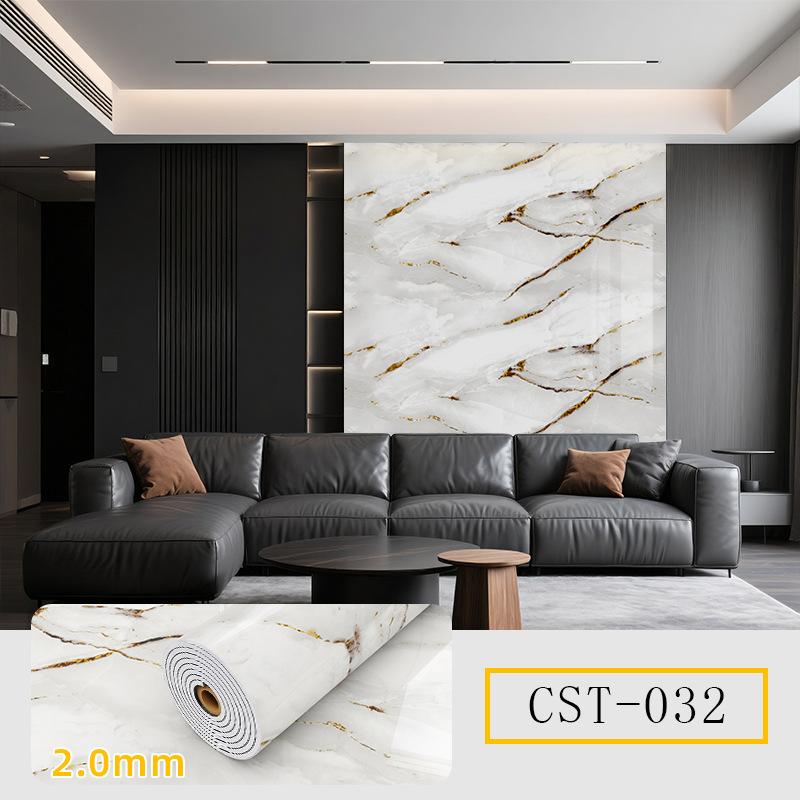 Roll-up Fliesenaufkleber Tapete Selbstklebend Wasserdichte Tapete Verdickter Marmor Verdickte Rolle Dekorative Wandaufkleber