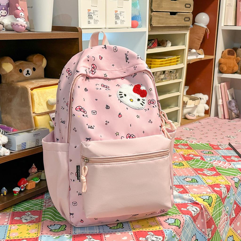 Schoolbag New Japanese Cute Cartoon Backpack Girl Junior High School Primary School Large Capacity Commuting Light Schoolbag Student Backpack