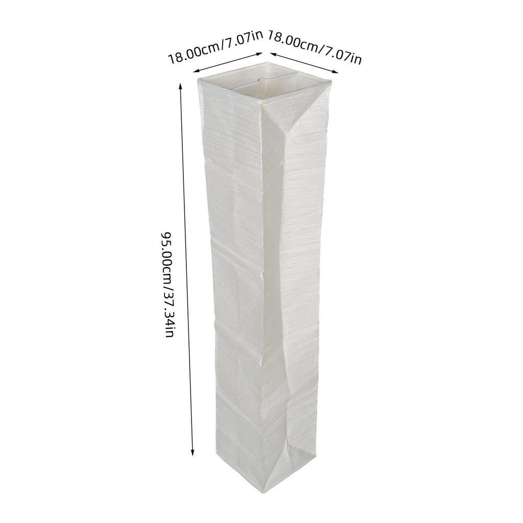 Japanese Paper Floor Lamp Shade Replacement Stylish Foldable Lampshade for Floor Lamps Soft Light Diffusion Home Lighting Decor