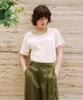 ZEROSTREET Lezero Basic U-Neck Short Sleeve T-Shirt / White
