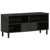 VidaXL TV Stand, Television Cabinet with Legs, TV Unit with Storage Living Room, Modern, Black Wood 356835