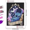 Full Round Drill Diamond Painting Lilo and Stitch 5D DIY Hobby Diamond Mosaic Cartoon Embroidery Moon Unique Gift