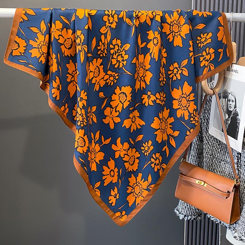 

90 * 90 см новый квадратный шарф многофункциональный декоративный модный шарф двойного назначения шаль носить солнцезащитный крем зима тепло 90*90cm