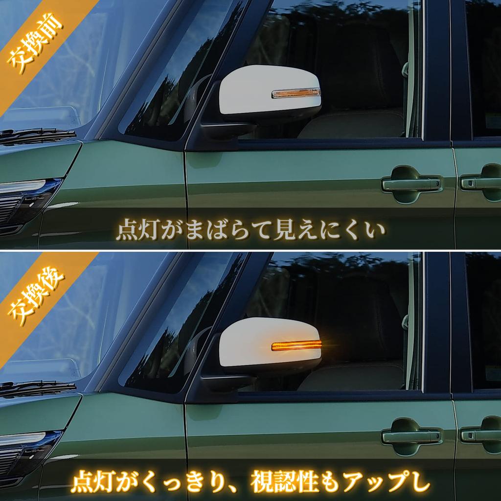 POPMOTORZ Mitsubishi Outlander GF7W/GF8W eK Wagon EK Custom EK Cross LED Sequentieller Spiegel Blinker