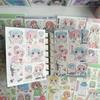 8 Types of Korean Cute Girl Stickers Soft Cute Girl Handbook Stickers Ins Cartoon Character Material Handbook Stickers New Gifts